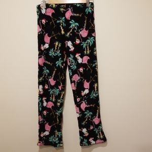 Plush Santa flamingo pant